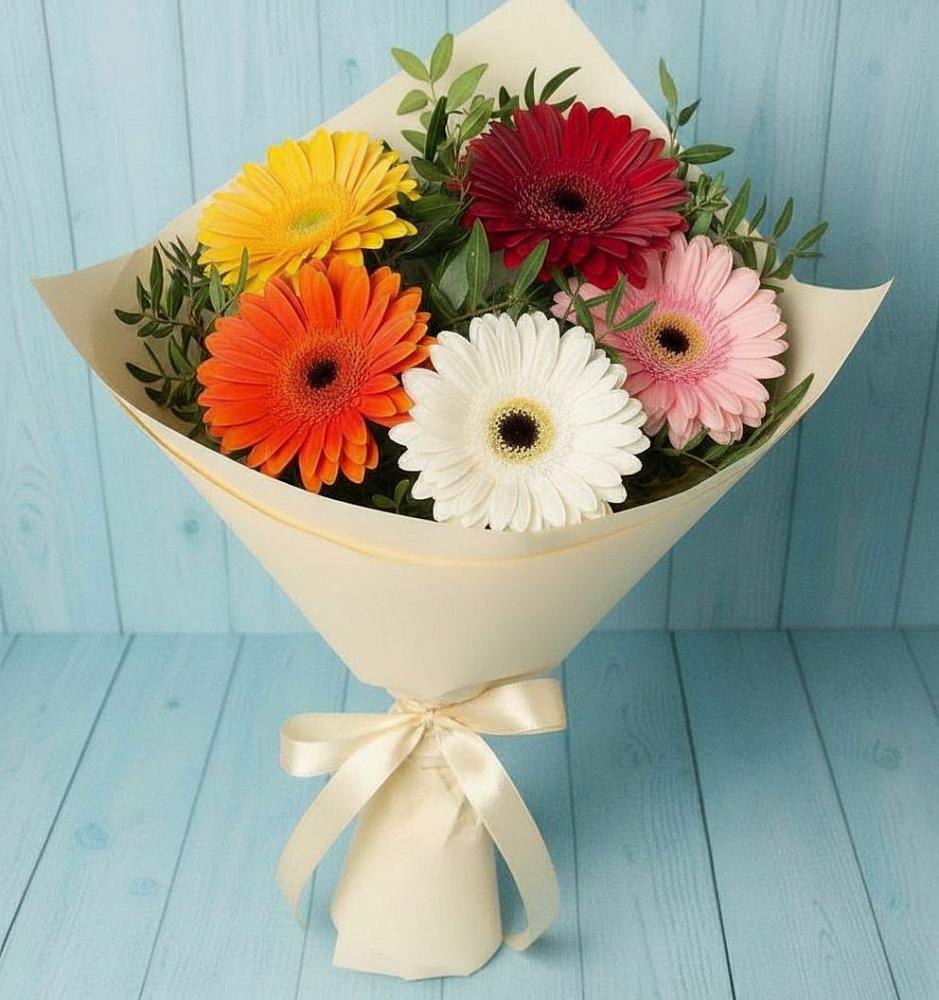 Букет цветов из: Герберы в Константиново Сергиево-Посадского района
