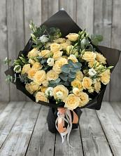 Букет цветов из:  Розы и Лизиантусы в Константиново Сергиево-Посадского района