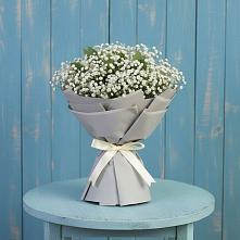 Букет цветов из:  Гипсофила в Константиново Сергиево-Посадского района