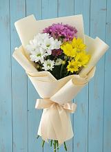 Букет цветов из:  Хризантемы в Константиново Сергиево-Посадского района