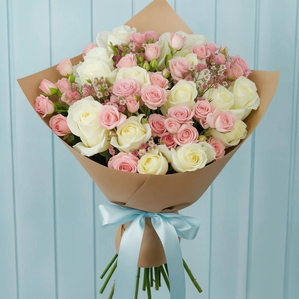 Букет цветов из: Розы в Константиново Сергиево-Посадского района