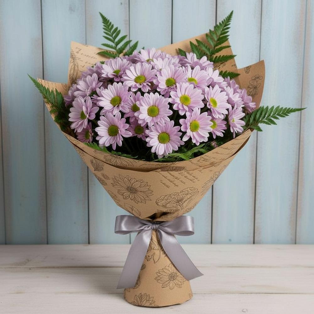 Букет цветов из: Хризантемы в Константиново Сергиево-Посадского района