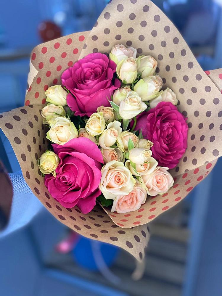 Букет цветов из: Розы в Константиново Сергиево-Посадского района