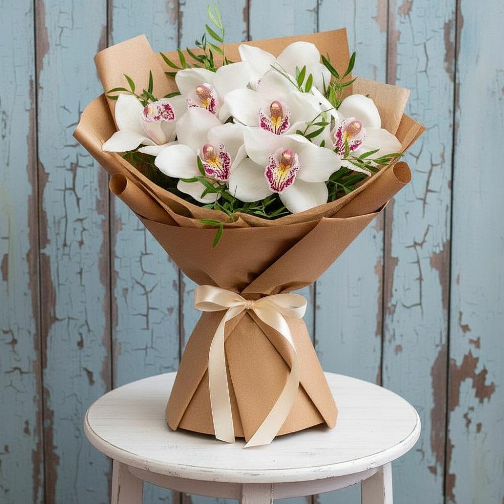 Букет цветов из: Орхидеи и Розы в Константиново Сергиево-Посадского района