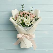 Букет цветов из:  Альстромерии в Константиново Сергиево-Посадского района