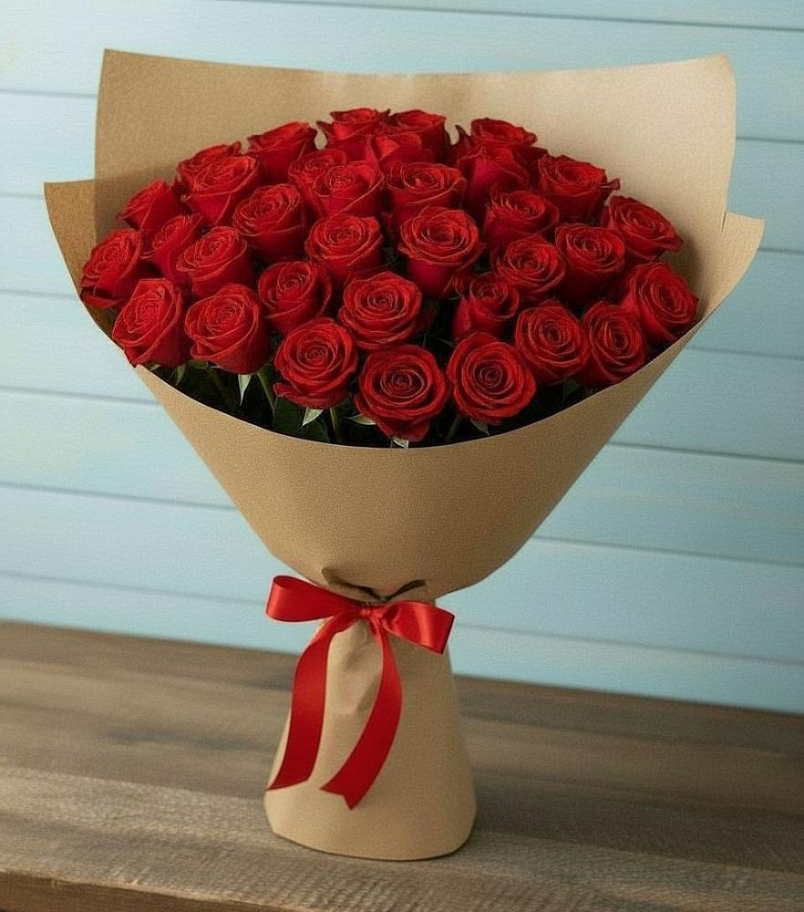 Букет Красные розы Милано в Константиново Сергиево-Посадского района