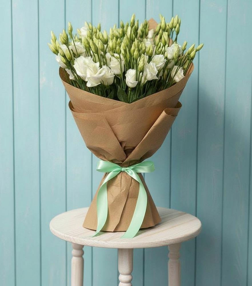 Букет цветов из: Лизиантусы в Константиново Сергиево-Посадского района