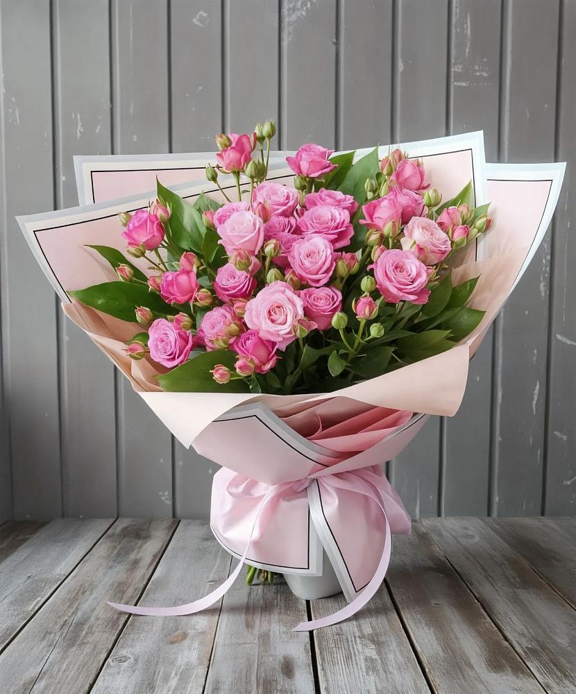 Букет Розовый кустик в Константиново Сергиево-Посадского района