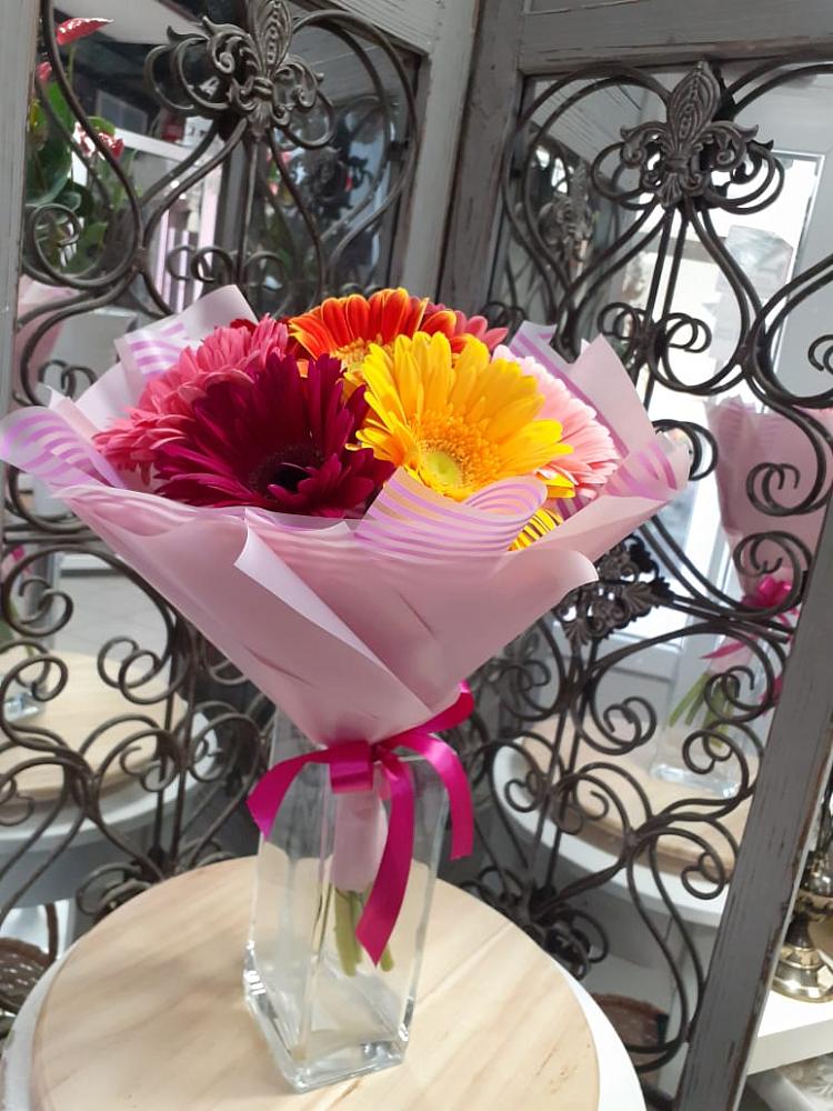 Букет цветов из: Герберы в Константиново Сергиево-Посадского района