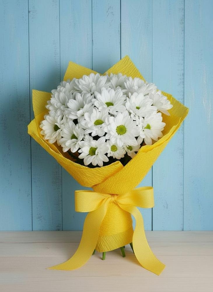 Букет цветов из: Хризантемы в Константиново Сергиево-Посадского района