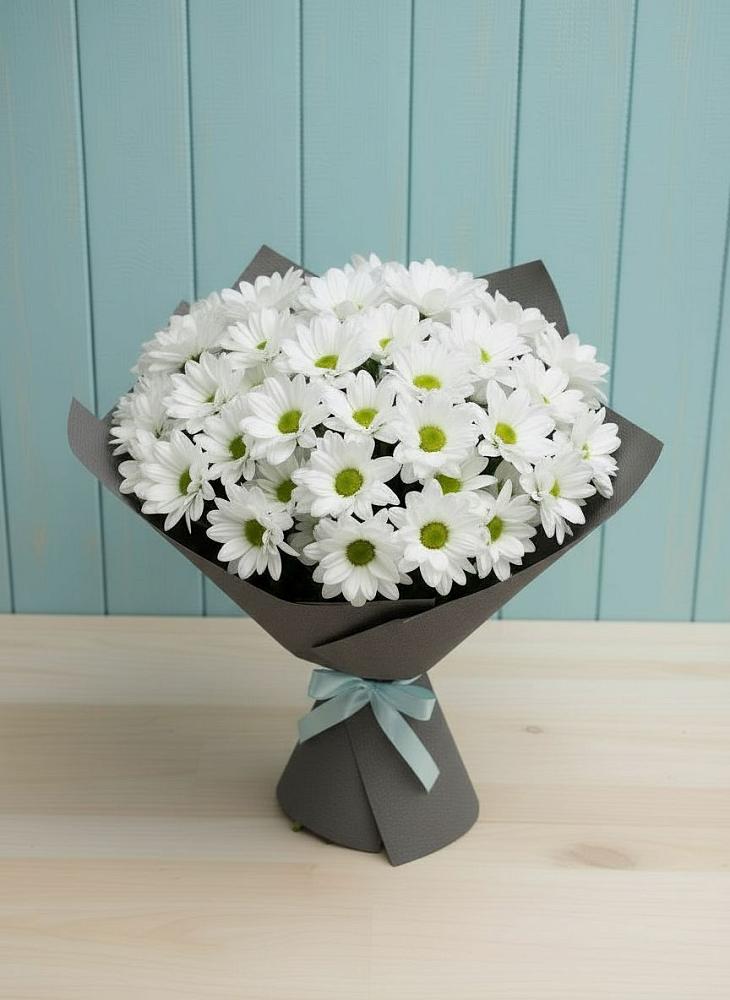 Букет цветов из: Хризантемы в Константиново Сергиево-Посадского района