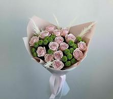 Букет цветов из:  Розы и Хризантемы в Константиново Сергиево-Посадского района
