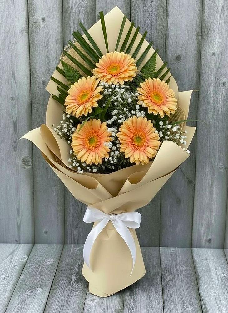 Букет цветов из: Герберы в Константиново Сергиево-Посадского района