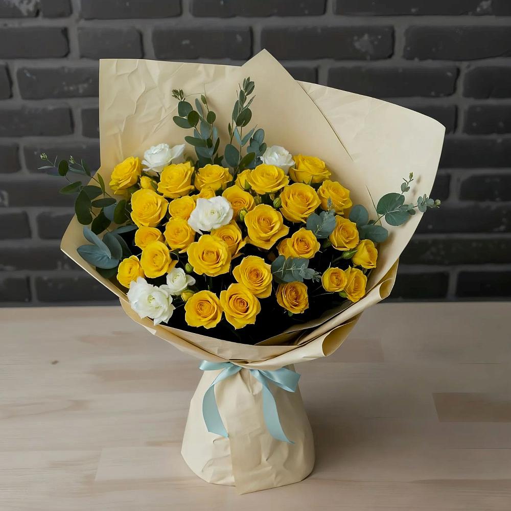 Букет цветов из: Розы в Константиново Сергиево-Посадского района