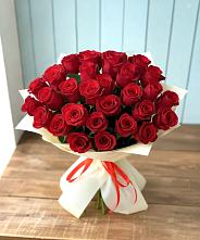 Букет 29 Красных роз в Константиново Сергиево-Посадского района
