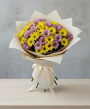Букет цветов из:  Хризантемы в Константиново Сергиево-Посадского района