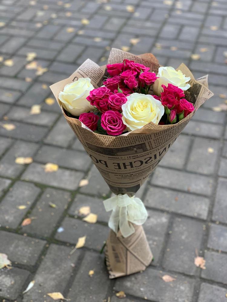 Букет цветов из: Розы в Константиново Сергиево-Посадского района