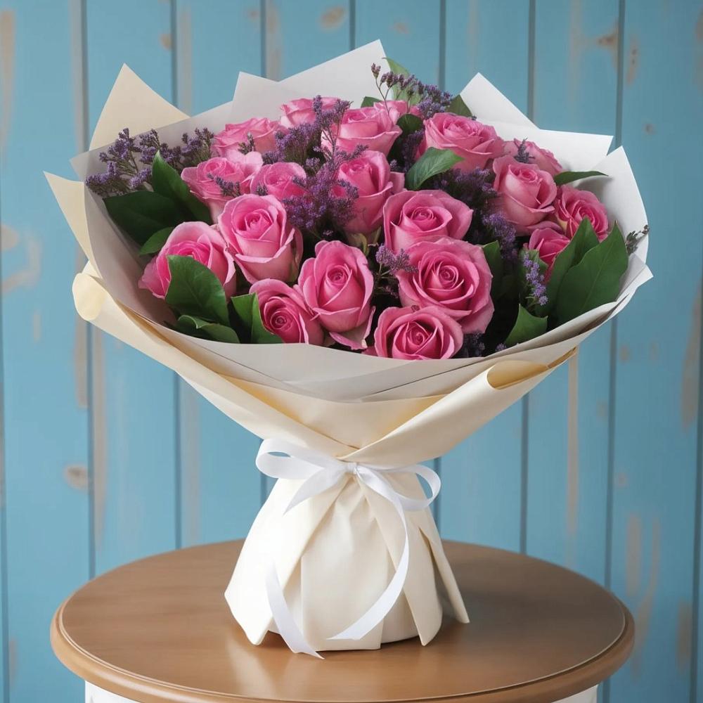 Букет цветов из: Розы в Константиново Сергиево-Посадского района