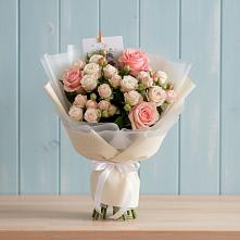 Букет цветов из:  Розы #REPLACE_PRED# Константиново Сергиево-Посадского района