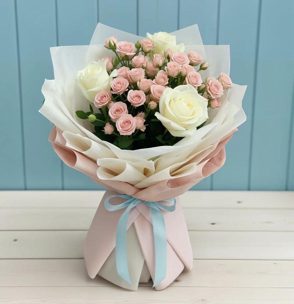 Букет цветов из: Розы в Константиново Сергиево-Посадского района