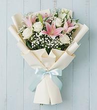 Букет цветов из:  Лилии в Константиново Сергиево-Посадского района