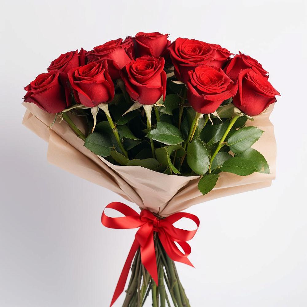 Букет 11 Красных роз Эдлесс Лав в Константиново Сергиево-Посадского района