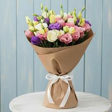Букет цветов из:  Лизиантусы в Константиново Сергиево-Посадского района