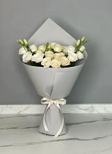 Букет цветов из:  Розы и Лизиантусы в Константиново Сергиево-Посадского района